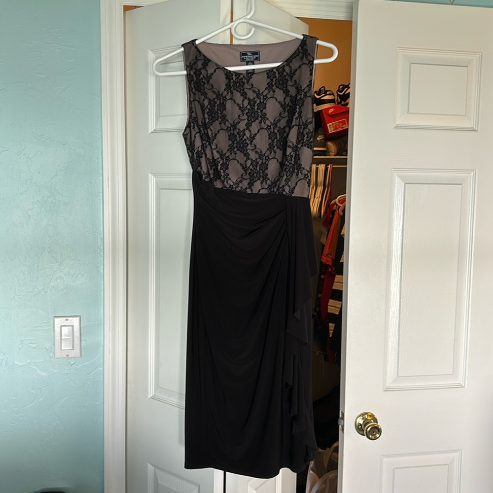 American Living black dress. Knee length. Size 2.